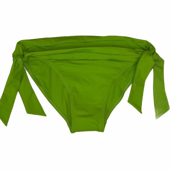 KORAL Swim Bikini Tie Bottoms Lime Green M - Picture 1 of 7